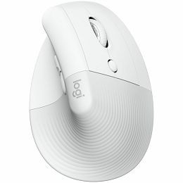 LOGITECH Lift for Mac Vertical Ergonomic Mouse - OFF-WHITE/PALE GREY - 2.4GHZ/BT - EMEA - ON+OFFLINE,B2C,MAC