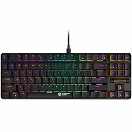 CANYON Cometstrike GK-50, 87keys Mechanical keyboard, 50million times life, GTMX red switch, RGB backlight, 20 modes, 1.8m PVC cable, metal material + ABS, US layout, size: 354*126*26.6mm, weight:624g