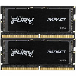 Kingston DRAM 32GB 6400MT/s DDR5 CL38 SODIMM (Kit of 2) FURY Impact XMP EAN: 740617335743