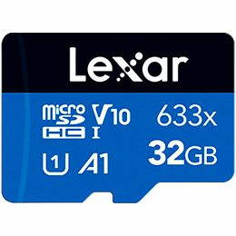 Lexar 32GB High-Performance 633x microSDHC UHS-I, up to 100MB/s read 20MB/s write C10 A1 V10 U1, EAN: 843367128884