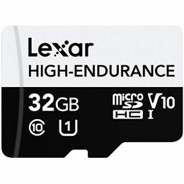 Lexar 32GB High-Endurance microSDHC/microSDXC UHS-I cards, up to 100MB/s read, 30MB/s Write, C10 A1 V10 U1, EAN: 843367128976