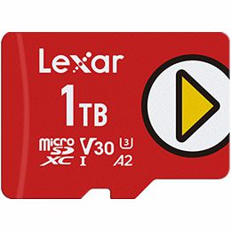 Lexar® 1TB PLAY microSDXC™ UHS-I cards, up to 150MB/s read C10 A2 V30 U3, EAN: 843367121809