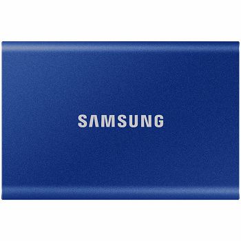 Samsung SSD T7  External 2TB, USB 3.2, 1050/1000 MB/s, included USB Type C-to-C and Type C-to-A cables, 3 yrs, indigo blue, EAN: 8806090312403