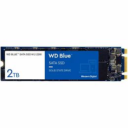 SSD WD Blue SA510 2TB SATA, M.2 2280, Read/Write: 560/520 MBps, IOPS 87K/83K, TBW: 500