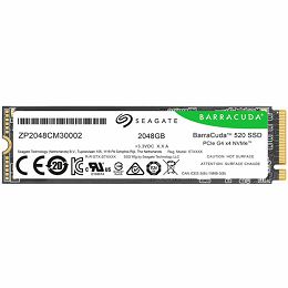 SSD SEAGATE BarraCuda 520 2.048TB M.2 2280-S2 PCIe Gen4 x4 NVMe 1.4, Read/Write: 5000/4200 MBps, TBW 450