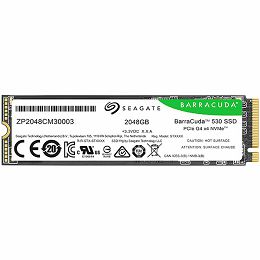 SSD SEAGATE BarraCuda 530 2.048TB M.2 2280-S2 PCIe Gen4 x4 NVMe 2.0, Read/Write: 7400/6400 MBps, TBW 1200